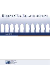 Recent CRA-Related Actions